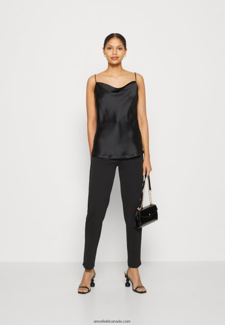Anna Field Women Trousers Black H42J4Z610