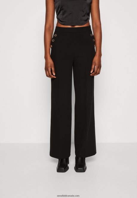 Anna Field Women Trousers Black H42J4Z618