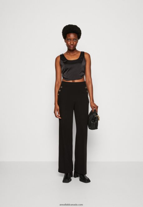 Anna Field Women Trousers Black H42J4Z618