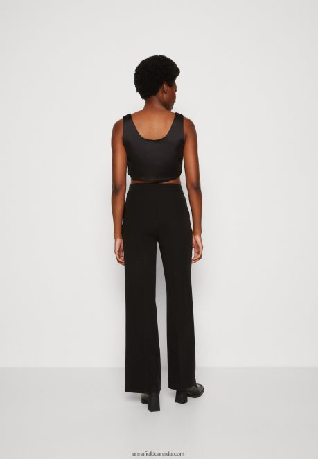 Anna Field Women Trousers Black H42J4Z618