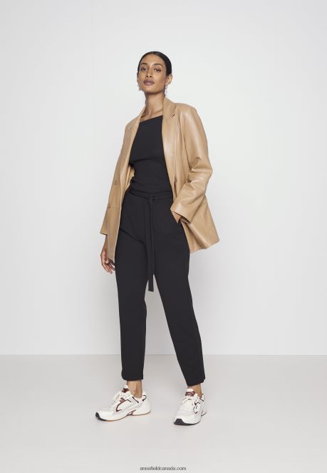 Anna Field Women Trousers Black H42J4Z625