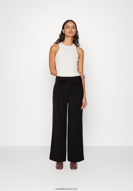 Anna Field Women Trousers Black H42J4Z646