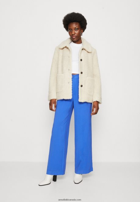 Anna Field Women Trousers Blue H42J4Z607