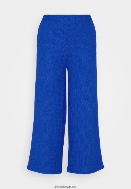 Anna Field Women Trousers Blue H42J4Z641
