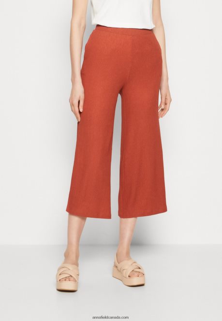 Anna Field Women Trousers Brown H42J4Z637