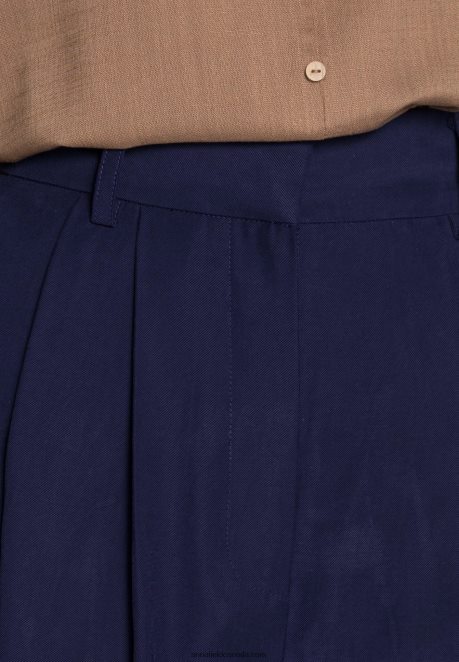Anna Field Women Trousers Dark Blue H42J4Z601