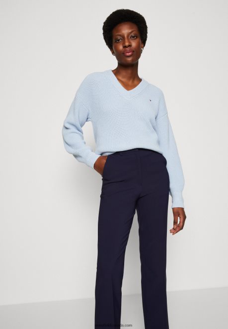 Anna Field Women Trousers Dark Blue H42J4Z626