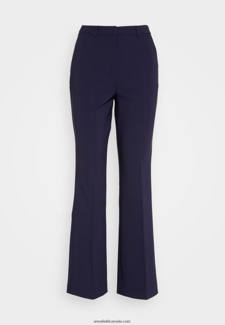 Anna Field Women Trousers Dark Blue H42J4Z626