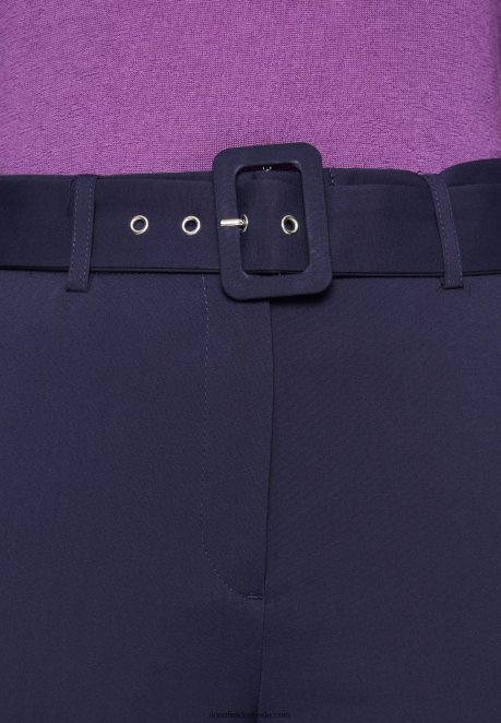 Anna Field Women Trousers Dark Blue H42J4Z629