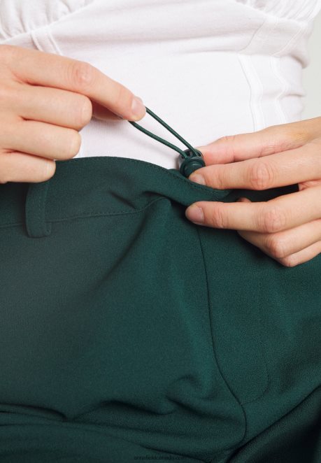 Anna Field Women Trousers Dark Green H42J4Z650