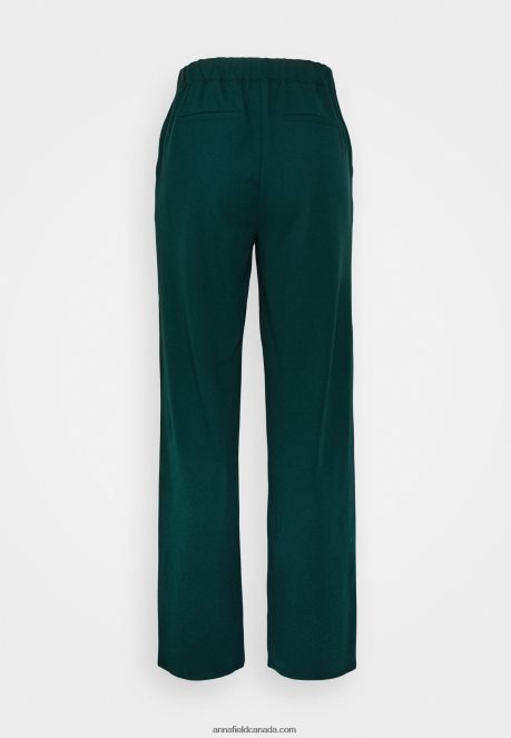 Anna Field Women Trousers Dark Green H42J4Z650