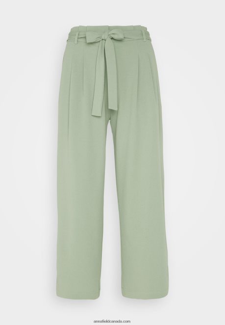 Anna Field Women Trousers Green H42J4Z633