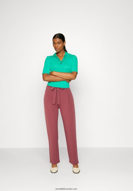 Anna Field Women Trousers Light Pink H42J4Z631