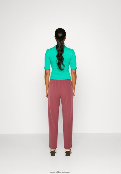 Anna Field Women Trousers Light Pink H42J4Z631
