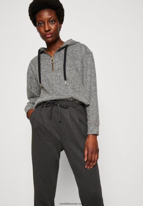 Anna Field Women Trousers Mottled Dark Grey H42J4Z634