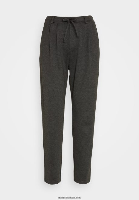 Anna Field Women Trousers Mottled Dark Grey H42J4Z634