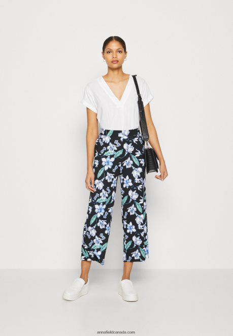 Anna Field Women Trousers Multi-Coloured H42J4Z644