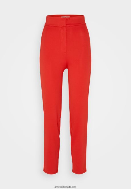 Anna Field Women Trousers Red H42J4Z612