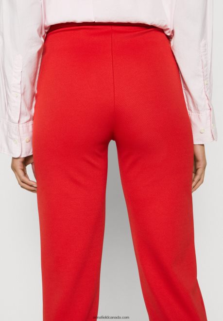 Anna Field Women Trousers Red H42J4Z612