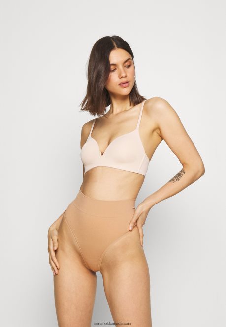 Anna Field Women 2Pp High Waist Thong Thong Tan H42J4Z1013