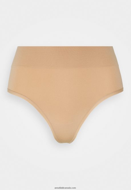Anna Field Women 2Pp High Waist Thong Thong Tan H42J4Z1013