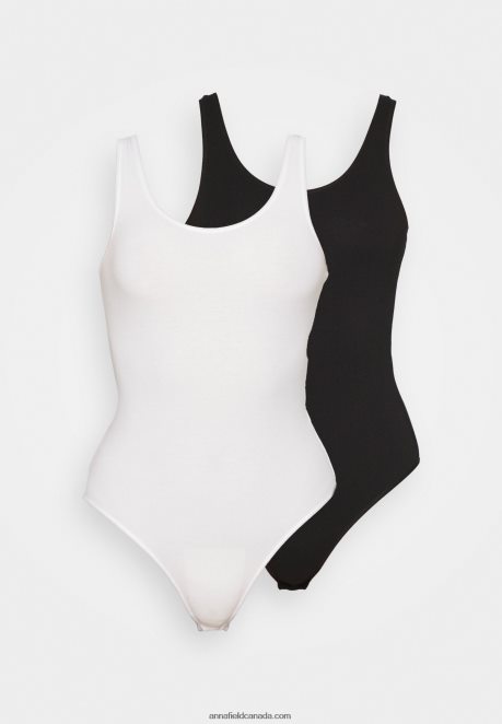 Anna Field Women 2 Pack Body Black/White H42J4Z1028