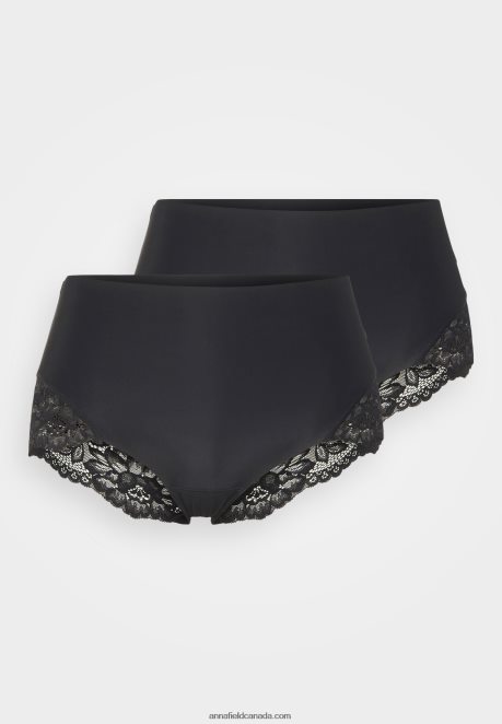Anna Field Women 2 Pack Briefs Black H42J4Z965