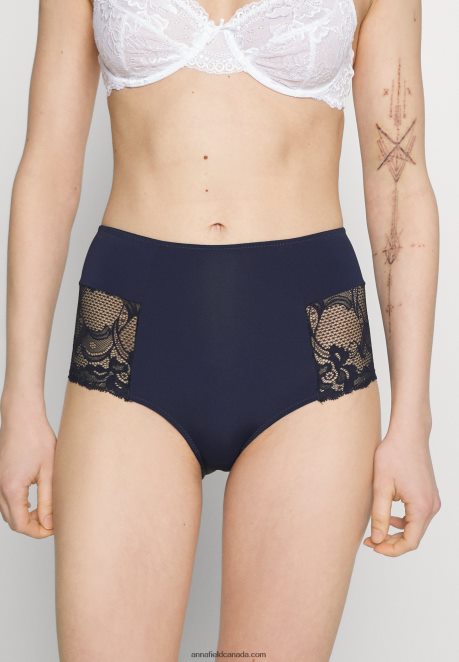 Anna Field Women 2 Pack Briefs Dark Blue/White H42J4Z1002
