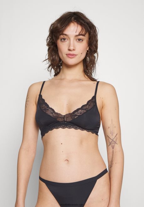 Anna Field Women 2 Pack Triangle Bra Black/ White H42J4Z942