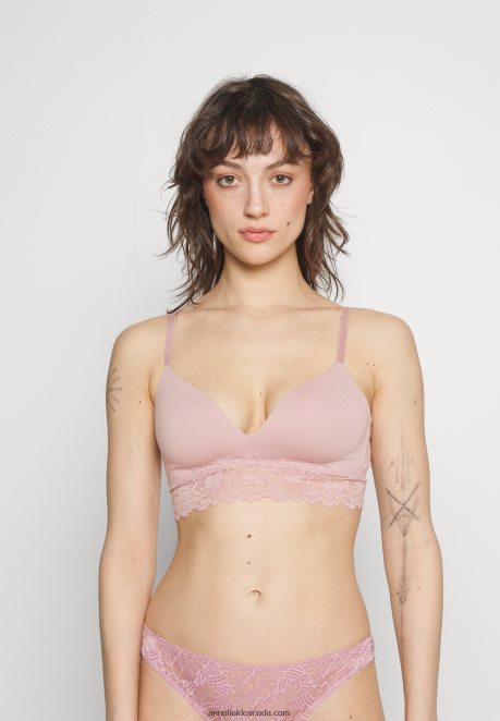 Anna Field Women 2 Pack Triangle Bra Grey/Pink H42J4Z924