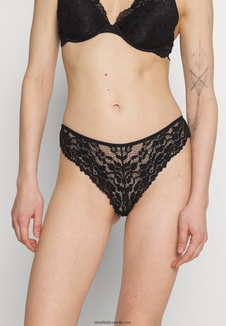 Anna Field Women 3 Pack Briefs Orange/ Black H42J4Z996
