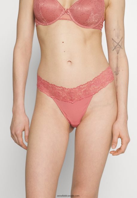 Anna Field Women 5 Pack Thong Pink/Black H42J4Z980