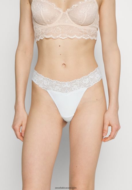 Anna Field Women 5 Pack Thong White/Nude H42J4Z1000
