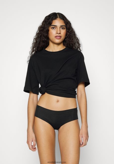 Anna Field Women 7 Pack Briefs Black H42J4Z1016