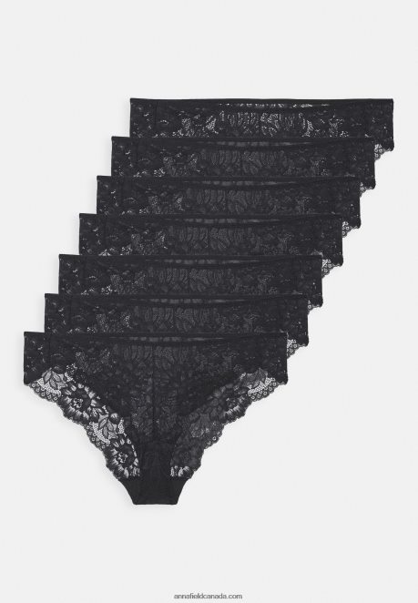 Anna Field Women 7 Pack Lace Brief New Variation Of Greer Micro Panel Briefs Black H42J4Z956