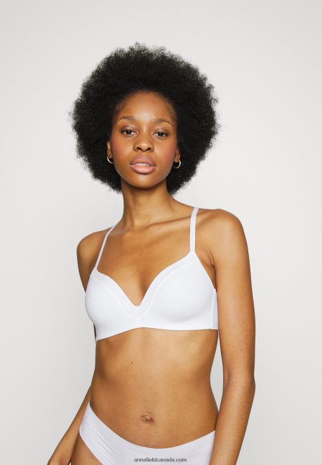 Anna Field Women Edison 2 Pack Non Wired T-Shirt Bra White/Grey H42J4Z915