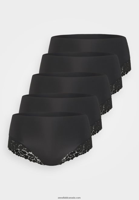 Anna Field Women Juniper 5Pp Highwaist Briefs Black H42J4Z968