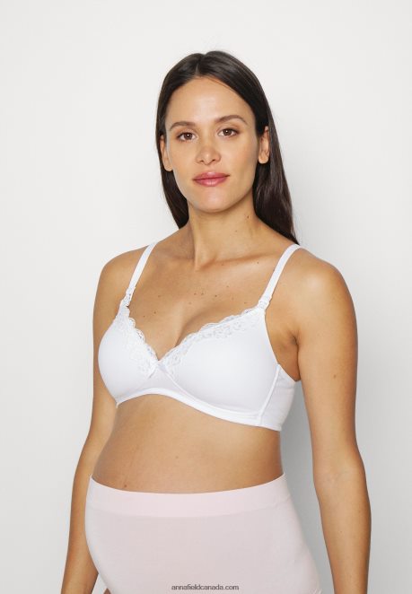 Anna Field Women Poppy 2Pp Nursing Bra Triangle Bra Pink/White H42J4Z918