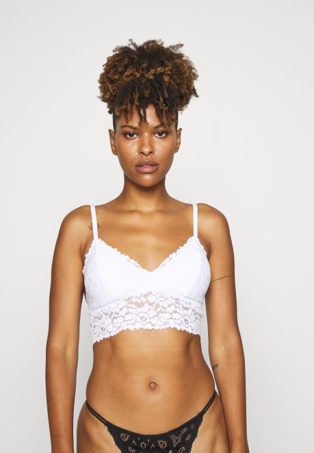 Anna Field Women Stella 2Pp Triangle Bralette Triangle Bra White H42J4Z921