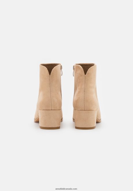 Anna Field Women Ankle Boots Beige H42J4Z1945