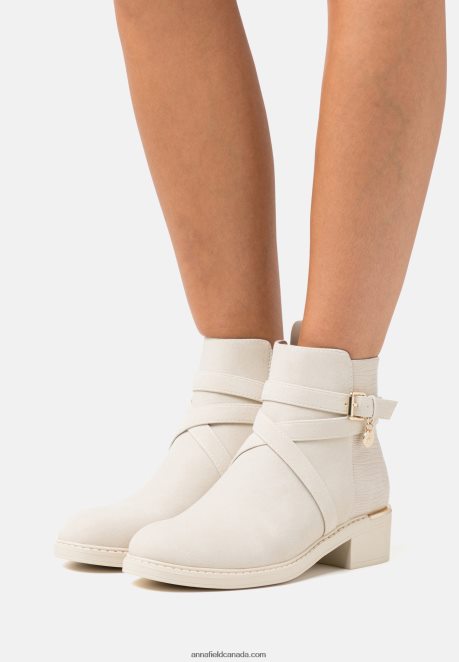 Anna Field Women Ankle Boots Beige H42J4Z2010