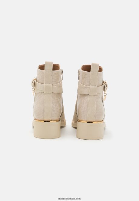 Anna Field Women Ankle Boots Beige H42J4Z2010