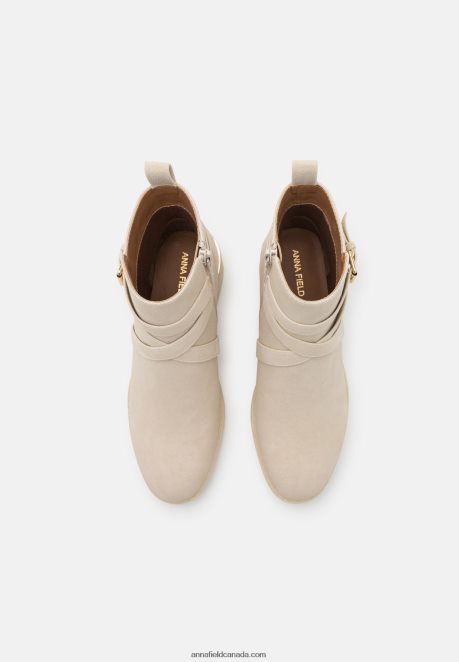 Anna Field Women Ankle Boots Beige H42J4Z2010