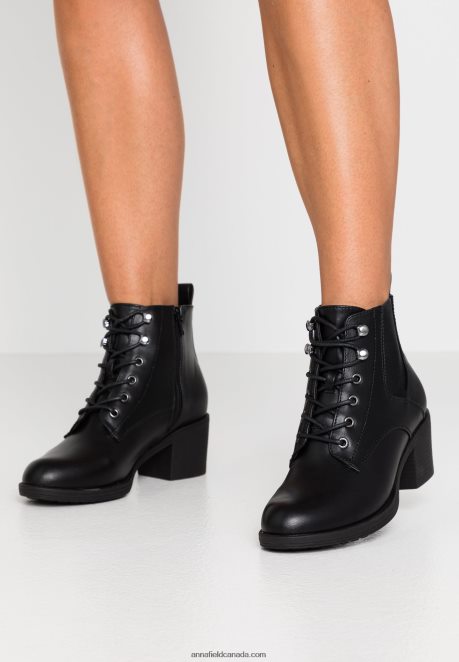 Anna Field Women Ankle Boots Black H42J4Z1941