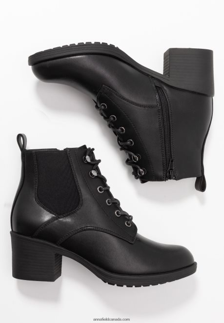 Anna Field Women Ankle Boots Black H42J4Z1941