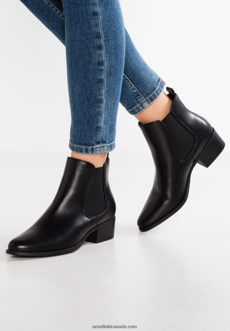 Anna Field Women Ankle Boots Black H42J4Z1958