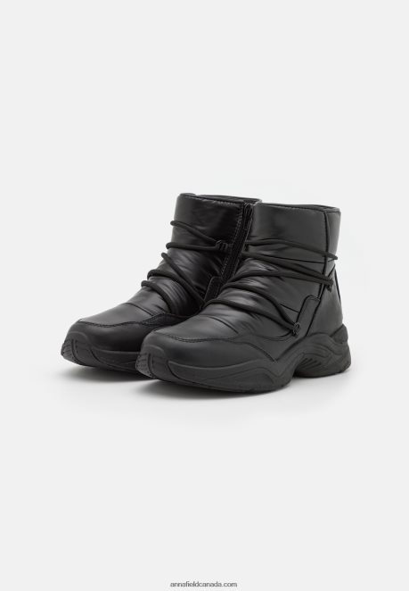 Anna Field Women Ankle Boots Black H42J4Z1969