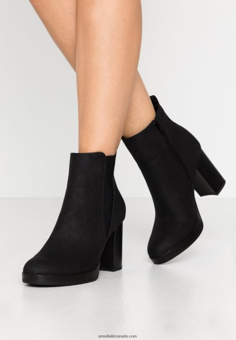 Anna Field Women Ankle Boots Black H42J4Z1981