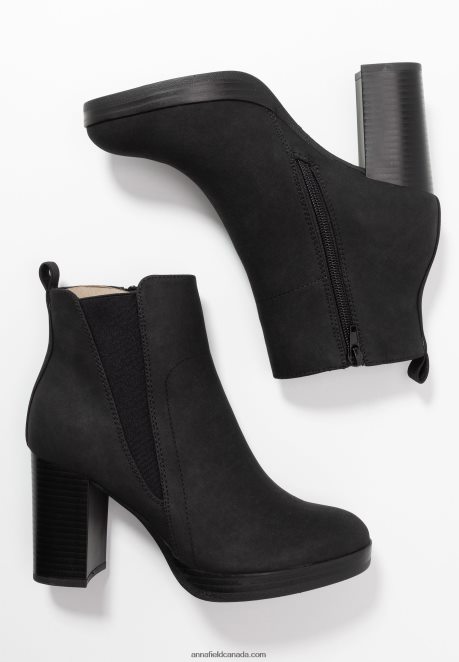 Anna Field Women Ankle Boots Black H42J4Z1981