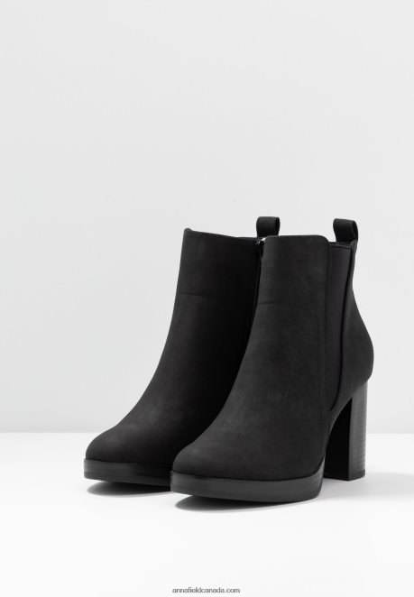 Anna Field Women Ankle Boots Black H42J4Z1981